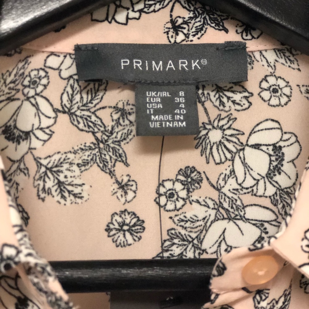 Pretty Floral Button Down Top - Picture 7 of 8